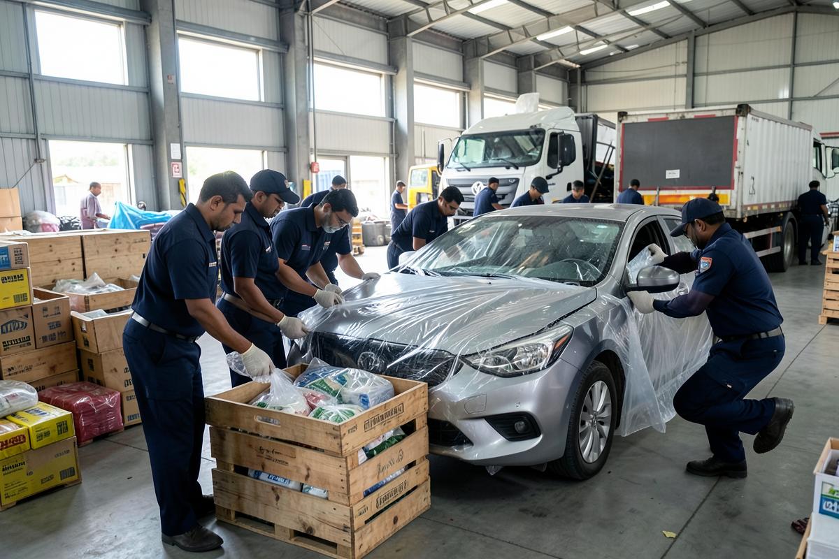 Unpacking in Gurgaon by Mukesh Car Career